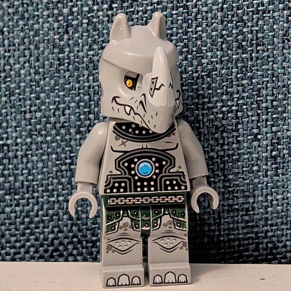 LEGO Legends of Chima RINONA Minifigure | Rhino Tribe loc060 | Retired 70131 - Picture 3 of 16